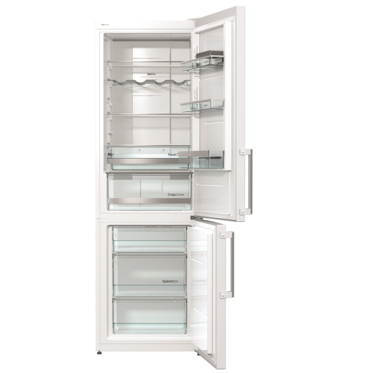 Gorenje NRK6192MWUK Advanced Line Frost Free Freestanding Fridge Freezer - 222L - 85L - 185cm - Whit