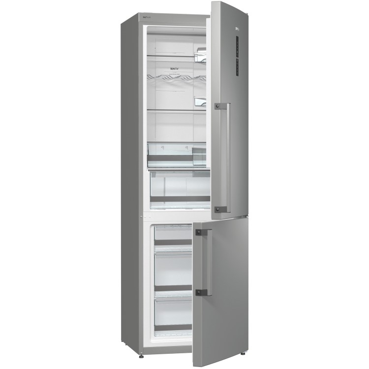 Gorenje NRK6193TXUK 302 Litre Freestanding Fridge Freezer 60/40 Split Frost Free 60cm Wide - Grey