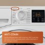 Refurbished Hotpoint AntiStain NSWM846GGUK Freestanding 8KG 1400 Spin Washing Machine Graphite