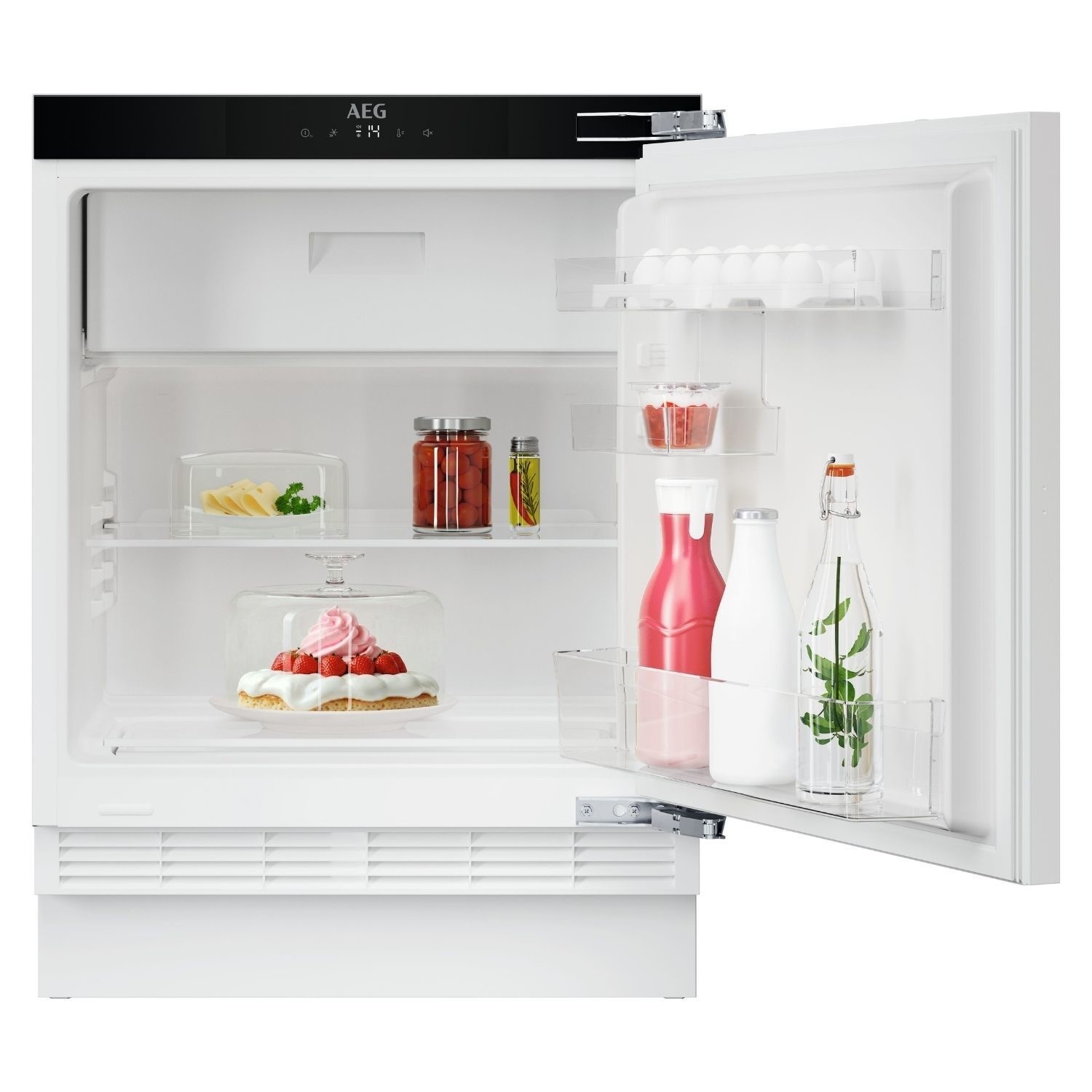 Aeg Built-Under Fridge With Ice Box, Fixed Hinge, E Rated, Integrated Nsf3s822ef 3000 - Image 3