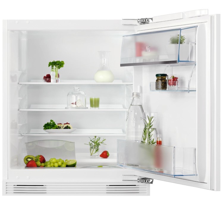 Refurbished AEG 6000 Series NSK6I82EF Integrated 133 Litre Under Counter Fridge