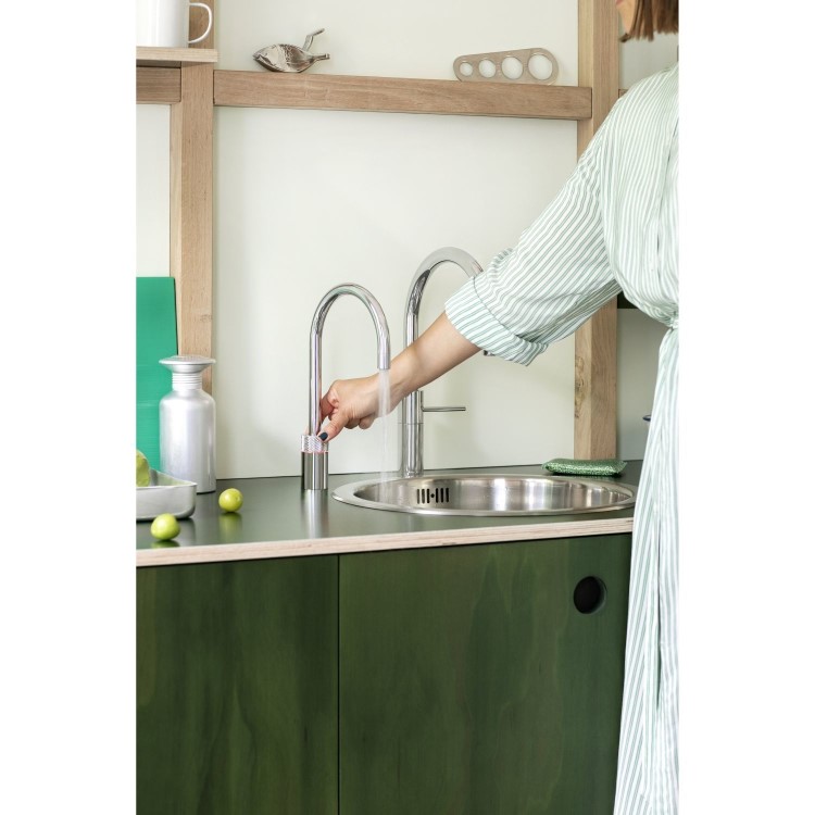 ONLY OPENED - Quooker Nordic Instant Boiling Water Kitchen Tap - Chrome Round Spout