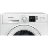 Refurbished Hotpoint NSWF843CWUKN Freestanding 8KG 1400 Spin Washing Machine - White