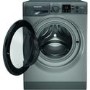 Hotpoint NSWM742UGGUKN 7kg 1400rpm Freestanding Washing Machine - Graphite