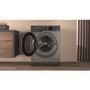 Refurbished Hotpoint NSWM743UGGUKN Freestanding 7KG 1400 Spin Washing Machine Graphite