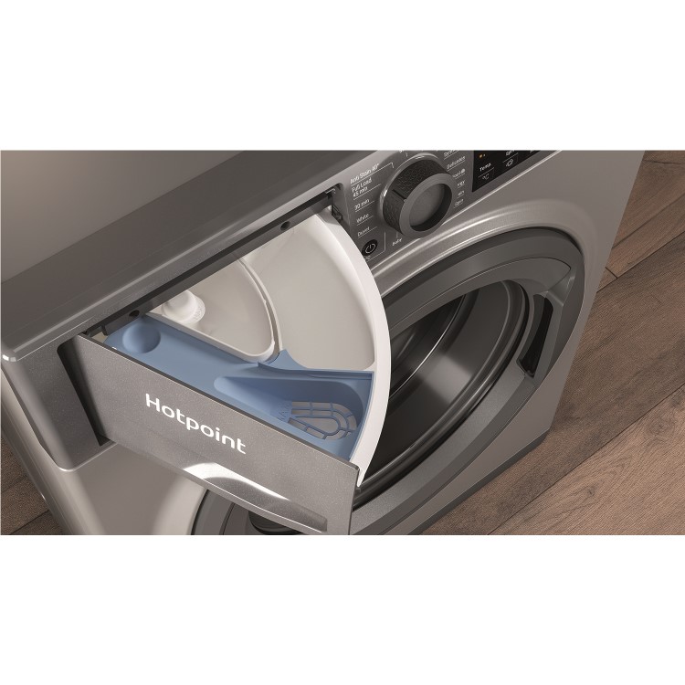 Hotpoint Anti-Stain 7kg 1400rpm Washing Machine – Graphite