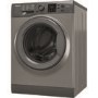 Hotpoint NSWM743UGG 7kg 1400rpm Freestanding Washing Machine - Graphite