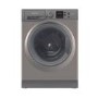 Refurbished Hotpoint AntiStain NSWM7469GGUK Freestanding 7KG 1400 Spin Washing Machine Graphite