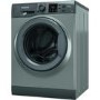GRADE A2 - Hotpoint NSWM843CGGUKN 8kg 1400rpm Freestanding Washing Machine - Graphite