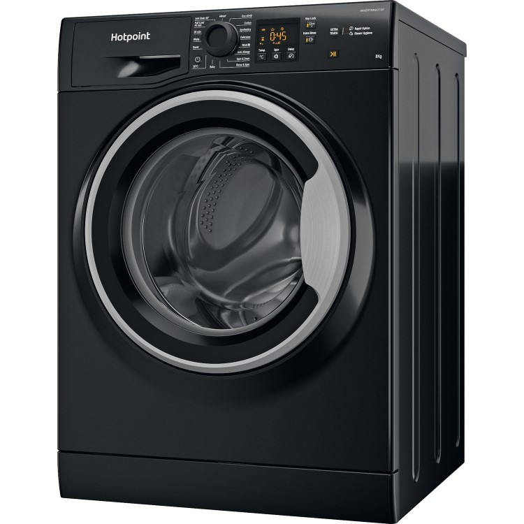 Hotpoint Anti-Stain 8kg 1400rpm Washing Machine – Black