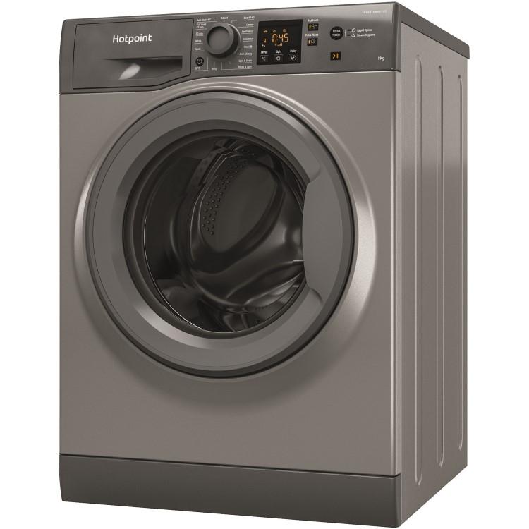 Hotpoint 8kg 1400rpm Freestanding Washing Machine - Graphite