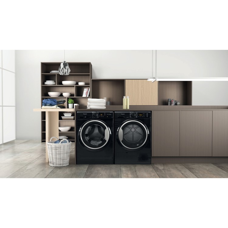 Hotpoint AntiStain 8kg 1400rpm Washing Machine - Black