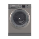 A2/NSWM846GGUK Refurbished Hotpoint AntiStain NSWM846GGUK Freestanding 8KG 1400 Spin Washing Machine Graphite