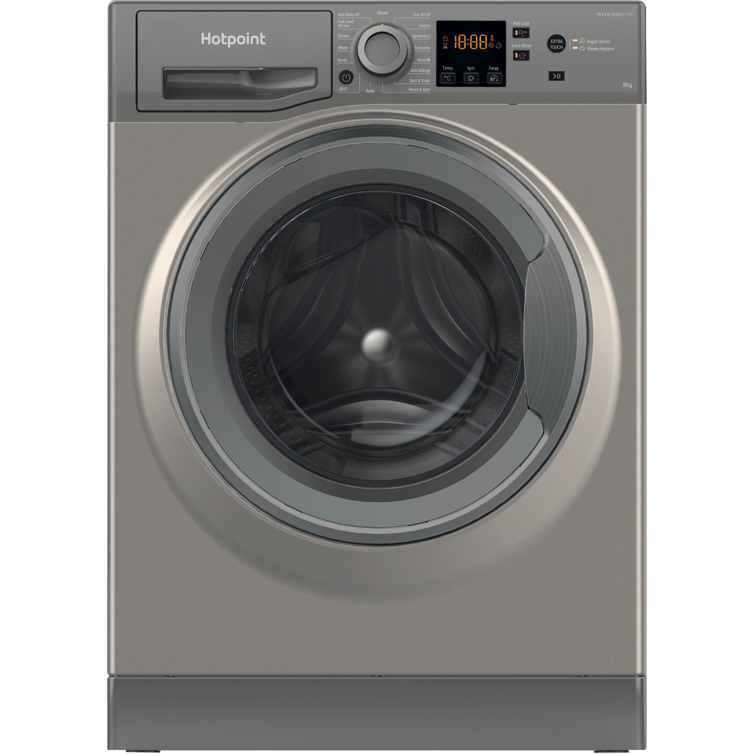 Washing Machine Anti Stain Rated Steam 1400rpm