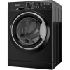 Hotpoint 8kg 1600rpm Freestanding Washing Machine With SteamHygiene - Black