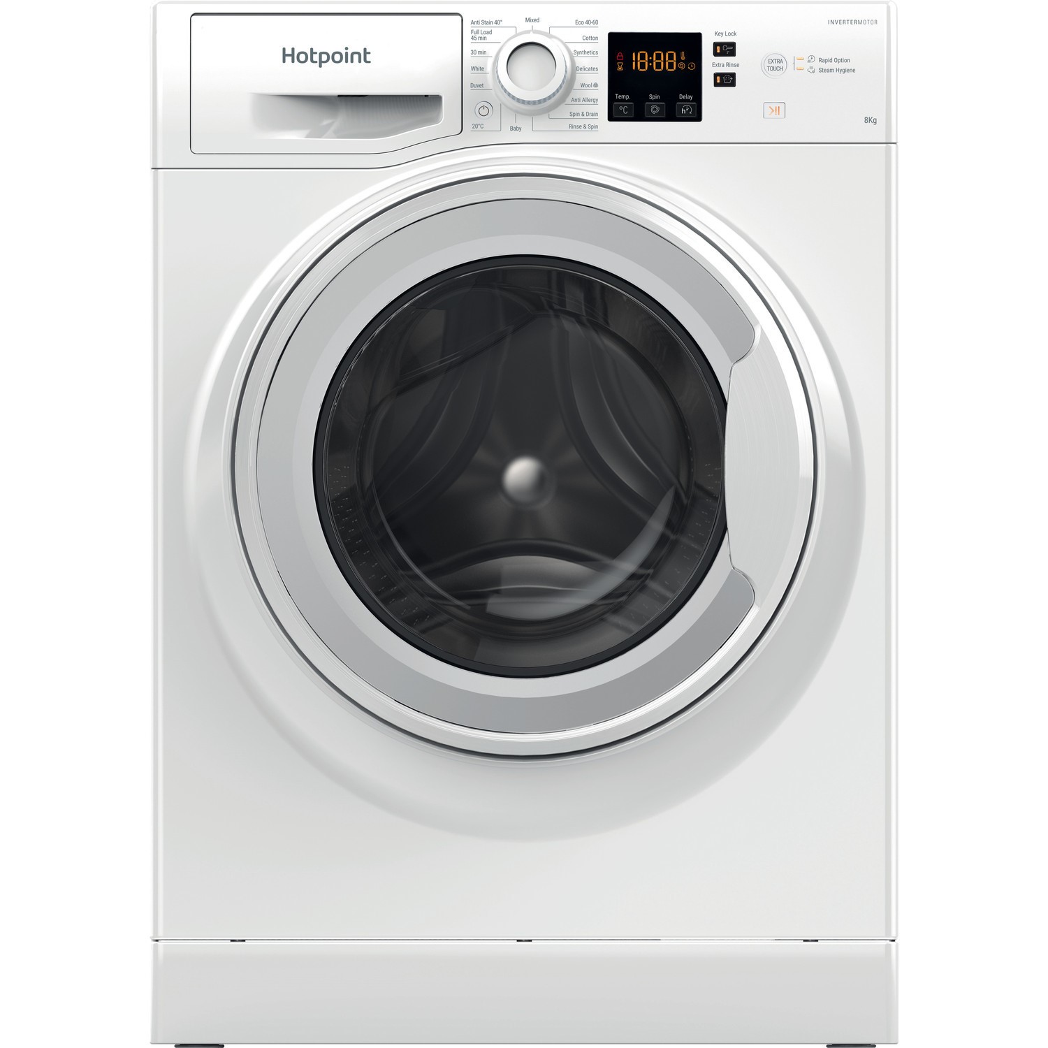 Hotpoint NSWM864CWUKN Anti-stain 8kg 1600rpm Washing Machine - White