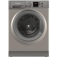 Refurbished Hotpoint NSWM943CGGUKN Freestanding 9KG 1400 Spin Washing Machine Graphite