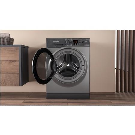 Hotpoint NSWM943CGGUKN 9kg 1400rpm Freestanding Washing Machine - Graphite