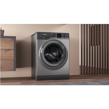 Hotpoint NSWM943CGGUKN 9kg 1400rpm Freestanding Washing Machine - Graphite