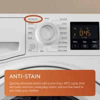 Refurbished Hotpoint NSWM946GGUK AntiStain 9kg 1400rpm Washing Machine - Graphite