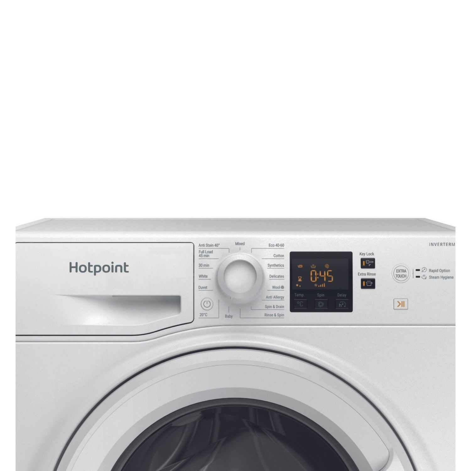 Hotpoint AntiStain 9kg 1400rpm Washing Machine - White NSWM946WUK ...