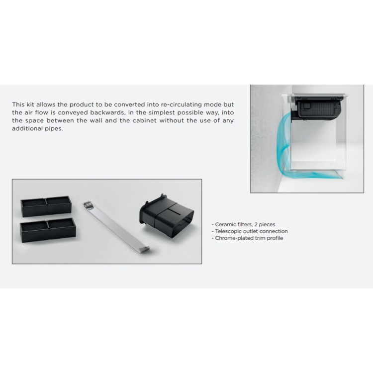 Elica NikolaTesla Alpha 78cm Induction Venting Hob