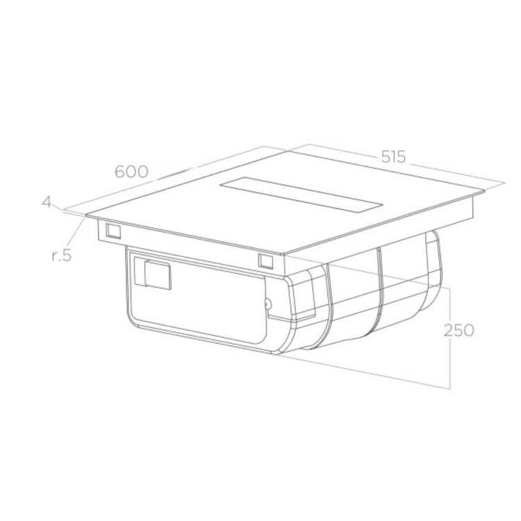 Elica NikolaTesla 60cm Induction Venting Hob
