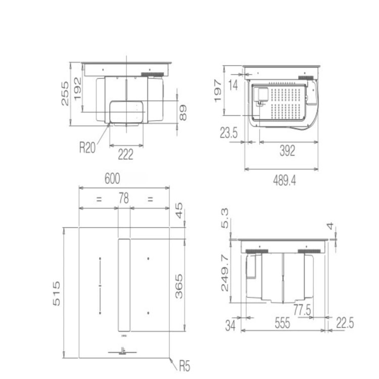 Elica NikolaTesla 60cm Induction Venting Hob