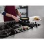 Elica NikolaTesla Flame 88cm Gas Venting Hob with Built-In Extractor Fan - Black