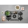 Elica NikolaTesla Flame 88cm Gas Venting Hob - Recirculation Only - Grey
