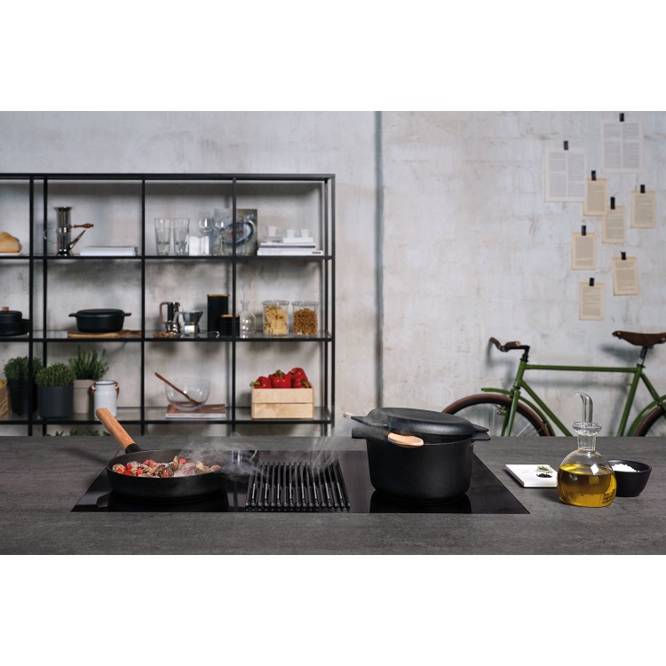 Elica NikolaTesla Libra 83cm Induction Venting Hob with Built-In Scales - Duct Out Only