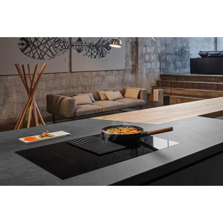Elica NikolaTesla Libra 83cm Induction Venting Hob with Built-In Scales - Duct Out Only
