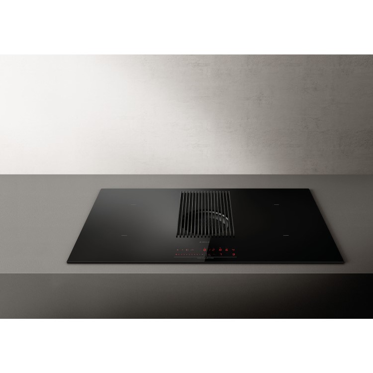 Refurbished Elica NikolaTesla Prime NT-PRIME-S-RC 83cm Induction Venting Hob Black Recirculation Only