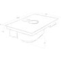 Elica NikolaTesla Switch 83cm Induction Venting Hob - Duct Out Only
