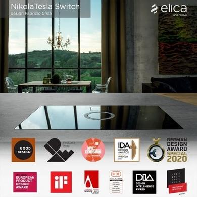 Elica NikolaTesla Switch 83cm Induction Venting Hob - Duct Out Only
