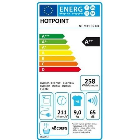 Hotpoint Crease Care 9kg Heat Pump Tumble Dryer - White
