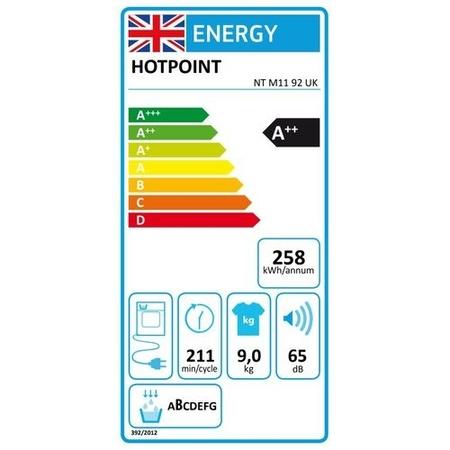 Hotpoint Crease Care 9kg Heat Pump Tumble Dryer - White