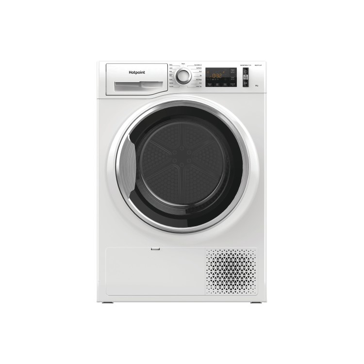 Refurbished Hotpoint NTM118X3XBUK Freestanding 8KG Heat Pump Tumble Dryer White