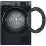 Refurbished Hotpoint Crease Care NTM1192BSKUK Freestanding Heat Pump 9KG Tumble Dryer Black