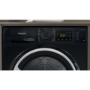 Refurbished Hotpoint Crease Care NTM1192BSKUK Freestanding Heat Pump 9KG Tumble Dryer Black