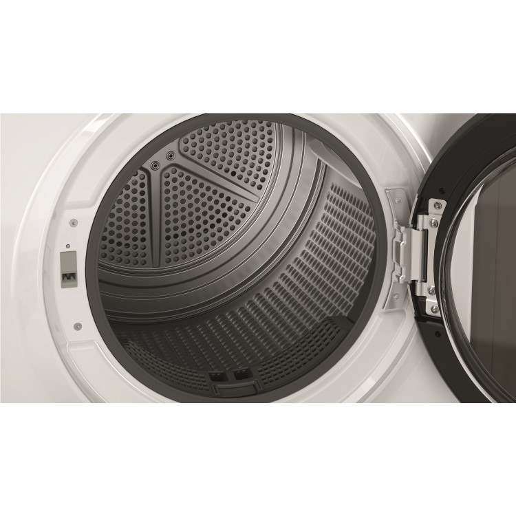 Refurbished Hotpoint NTM1192SK Freestanding Heat Pump 9KG Tumble Dyer White