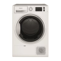 Refurbished Hotpoint NTM1192SK Freestanding Heat Pump 9KG Tumble Dyer White