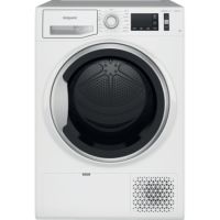 Refurbished Hotpoint NTM1192UK Crease Care Freetstanding Heat Pump 9KG Tumble Dryer White