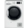Refurbished Hotpoint NTM1192UK Crease Care Freetstanding Heat Pump 9KG Tumble Dryer White