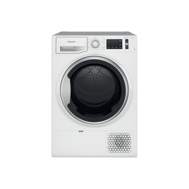 Hotpoint Crease Care 9kg Heat Pump Tumble Dryer - White NTM1192UK ...