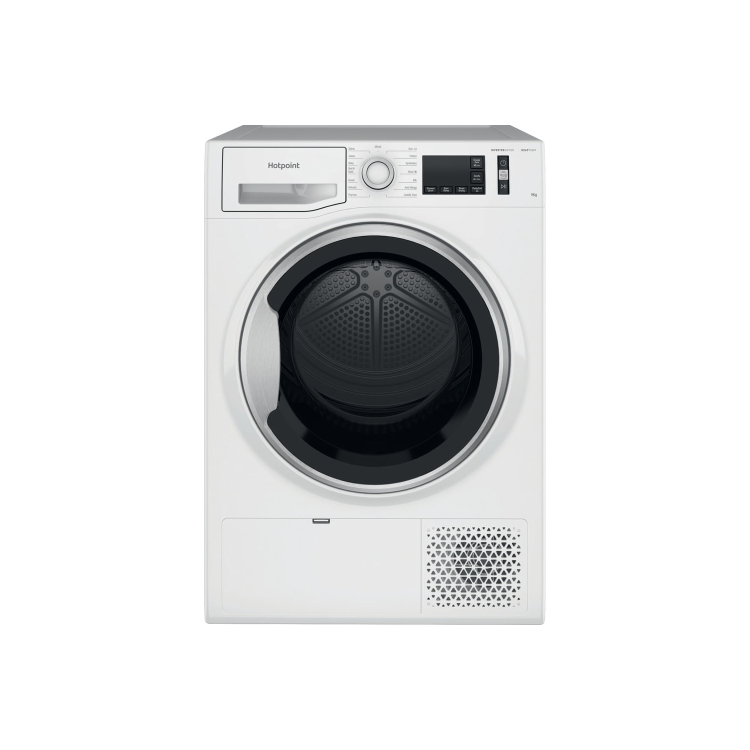 Refurbished Hotpoint NTM1192UK Crease Care Freetstanding Heat Pump 9KG Tumble Dryer White