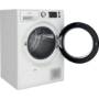 Refurbished Hotpoint NTM1192UK Crease Care Freetstanding Heat Pump 9KG Tumble Dryer White