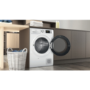 Refurbished Hotpoint NTM1192UK Crease Care Freetstanding Heat Pump 9KG Tumble Dryer White