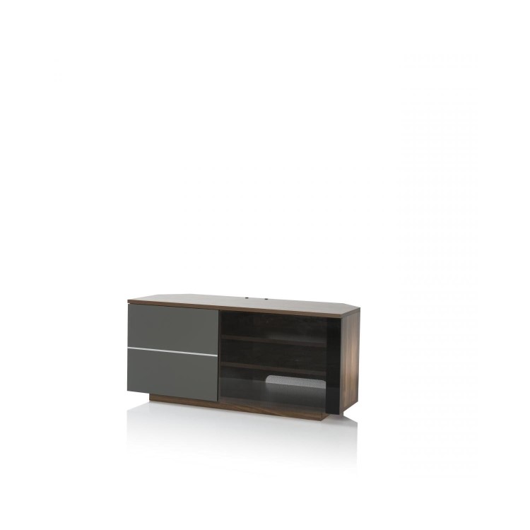 UK-CF New Tokyo TV Cabinet for up to 65" TVs - Walnut/Grey 