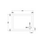 GRADE A2 - 900x700mm Low Profile Rectangular Shower Tray - Purity 